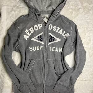 Aeropostale Grey Surf Hoodie